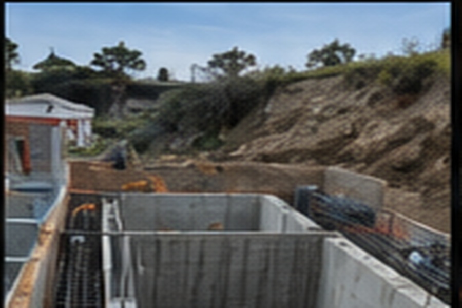 Concrete foundation and reinforcing work