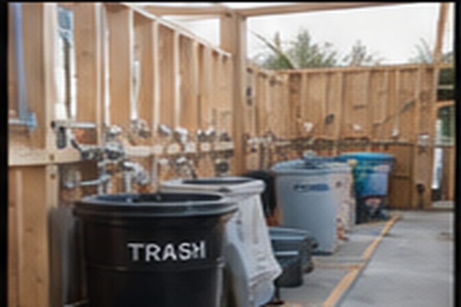 Organized residential construction site